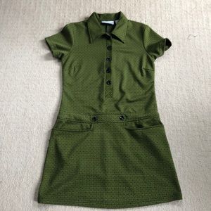Vintage 1960s green dress
